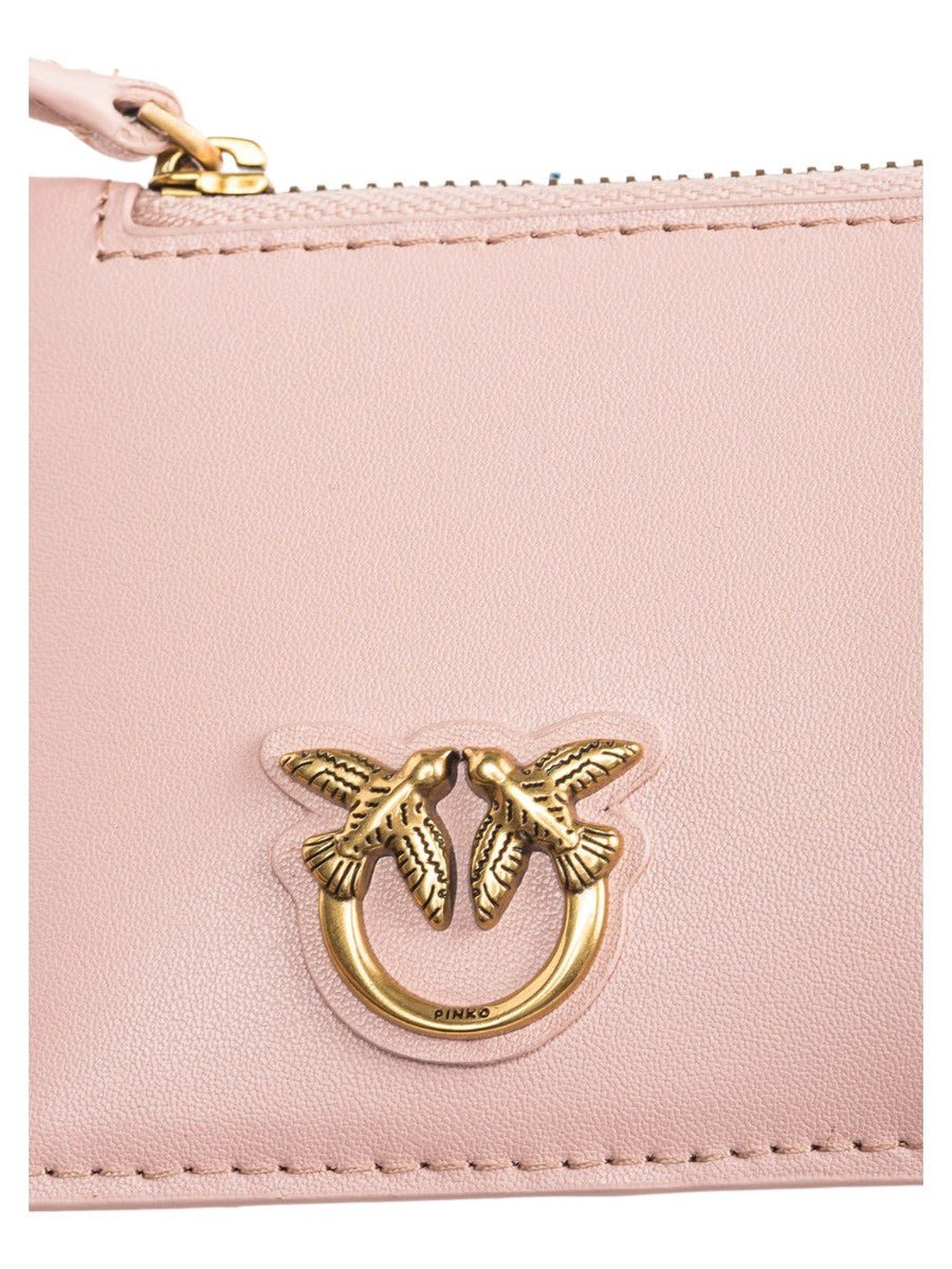 Portacarte airone con zip-Portafogli-Pinko-Vittorio Citro Boutique