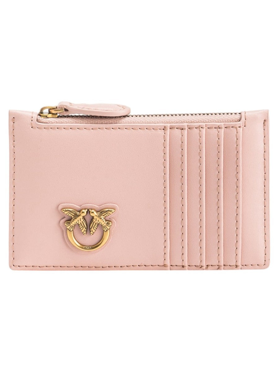 Portacarte airone con zip-Portafogli-Pinko-Vittorio Citro Boutique