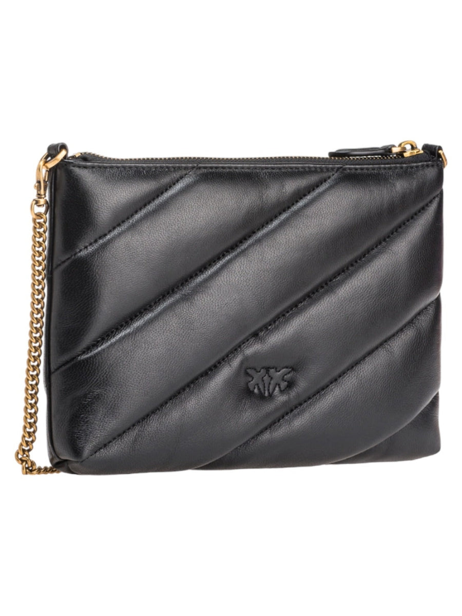 Flat bag in nappa trapuntata-Pinko-Pochette-Vittorio Citro Boutique