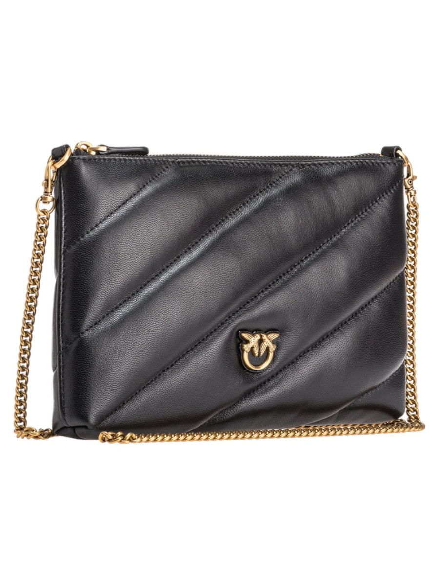 Flat bag in nappa trapuntata-Pinko-Pochette-Vittorio Citro Boutique