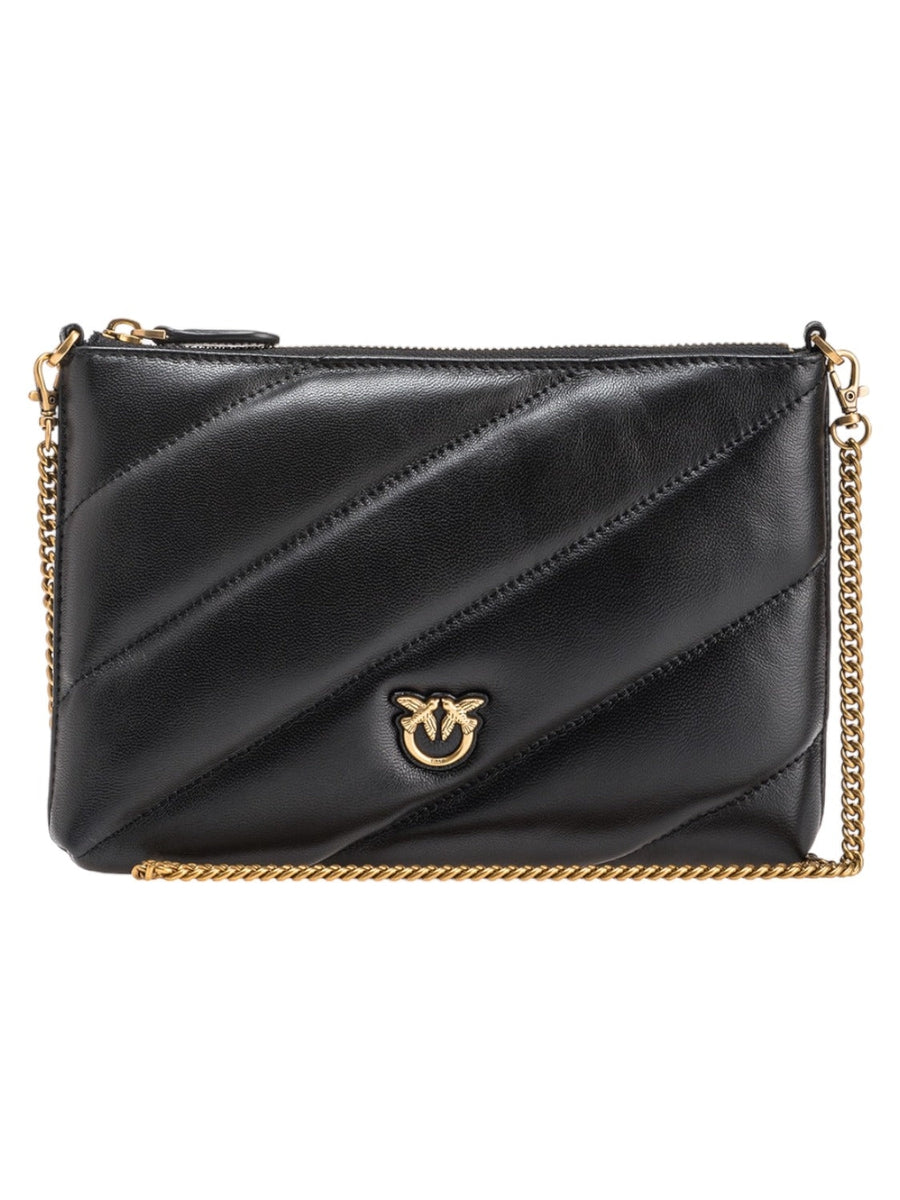 Flat bag in nappa trapuntata-Pinko-Pochette-Vittorio Citro Boutique