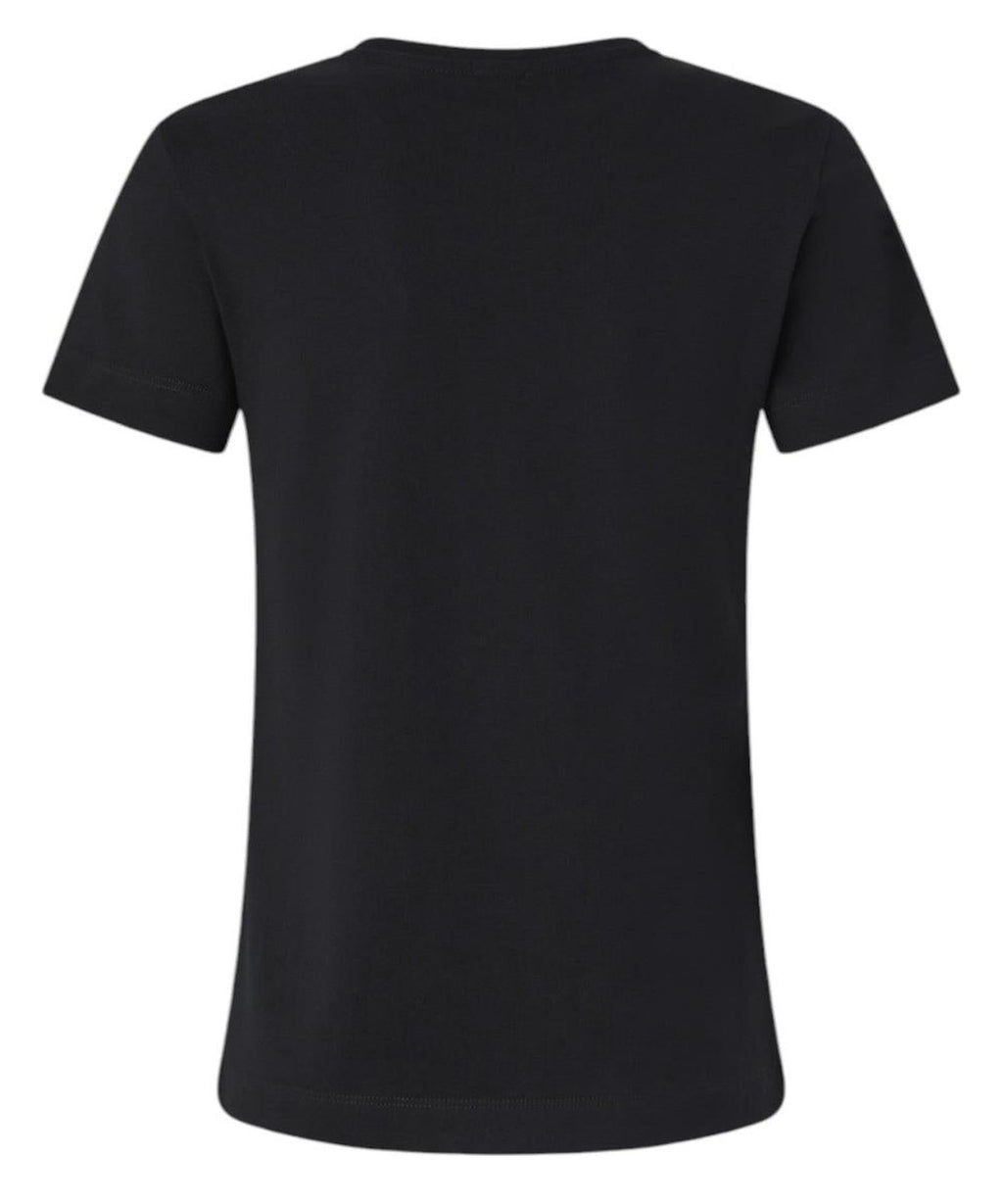T-shirt in Cotone Old Wash con Logo Love Birds Ricamato-Pinko-T-shirt-Vittorio Citro Boutique