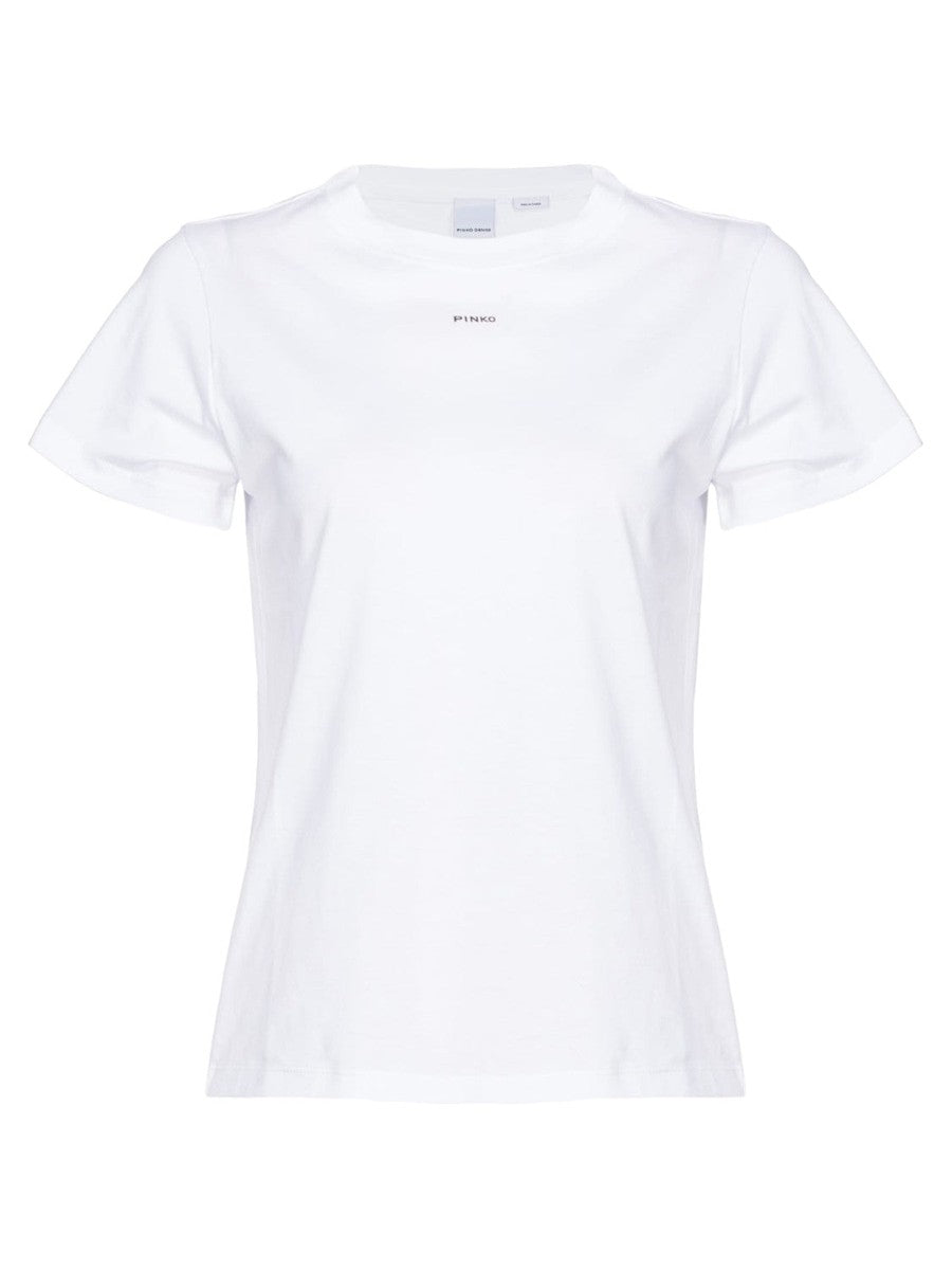 T-shirt basico mini logo-T-shirt-Pinko-Vittorio Citro Boutique