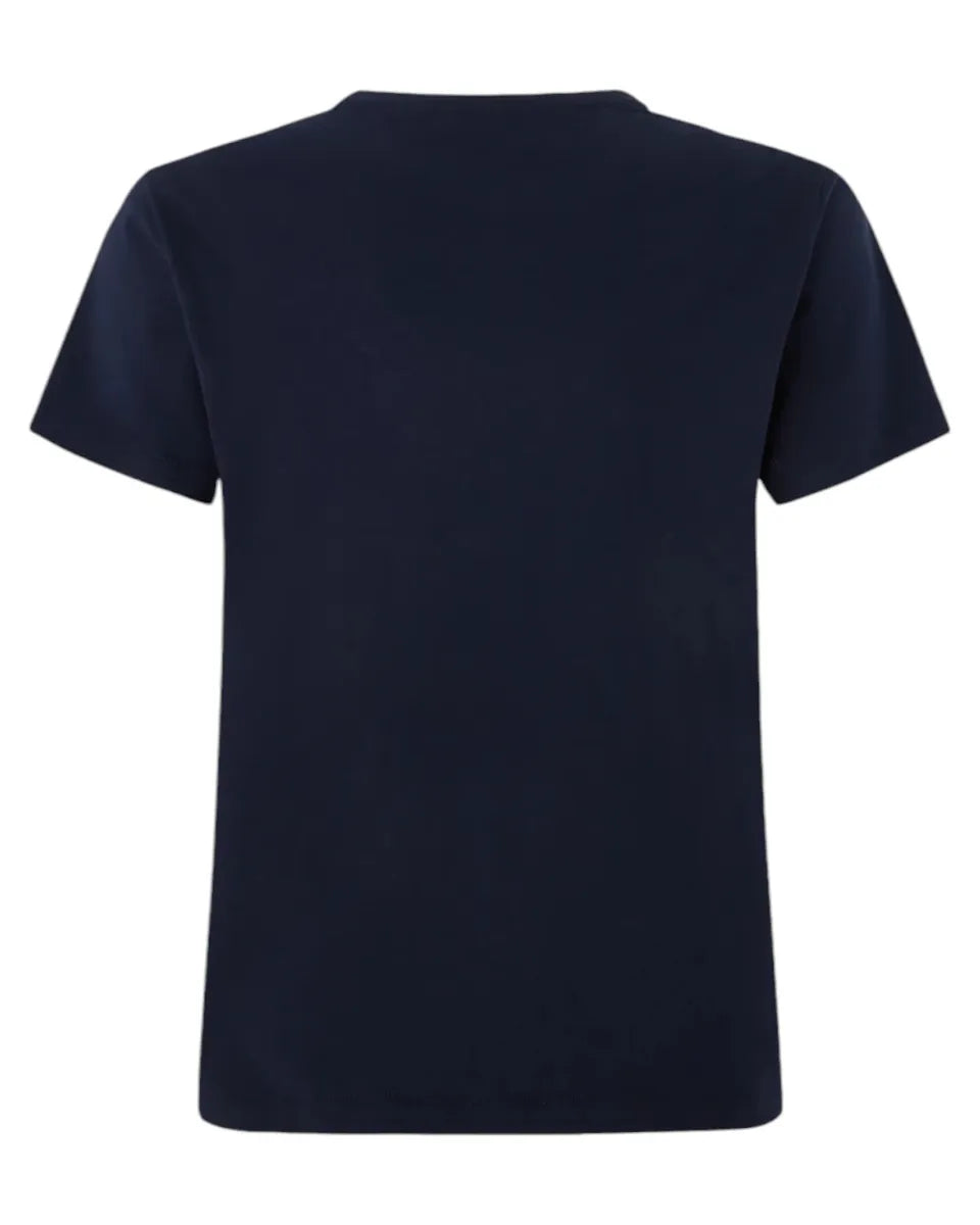 T-shirt con logo Love Birds in cristalli-Pinko-T-shirt-Vittorio Citro Boutique