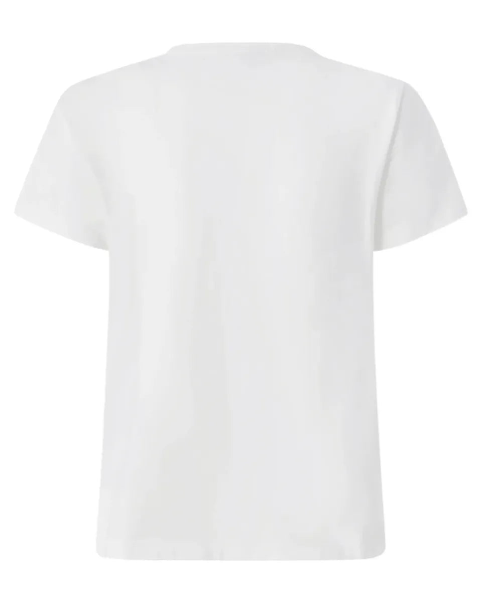 T-shirt con logo Love Birds in cristalli-Pinko-T-shirt-Vittorio Citro Boutique