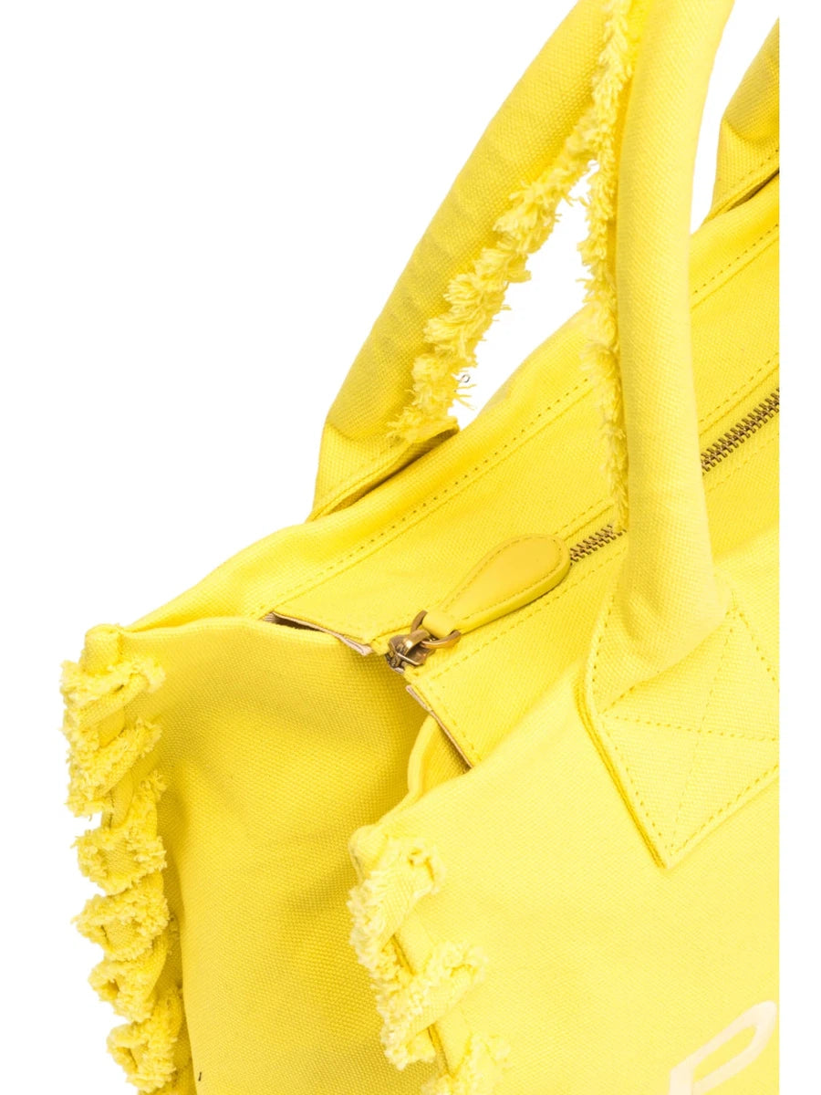 Beach Shopper PINKO in Canvas Riciclato-Pinko-Borse shopping-Vittorio Citro Boutique