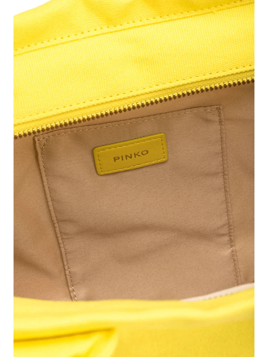 PINKO Beach Shopper in Recycled Canvas - The Perfect Summer PINKO Beach Shopper in Recycled Canvas - The Perfect Summer