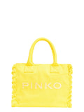Beach Shopper PINKO in Canvas Riciclato-Pinko-Borse shopping-Vittorio Citro Boutique