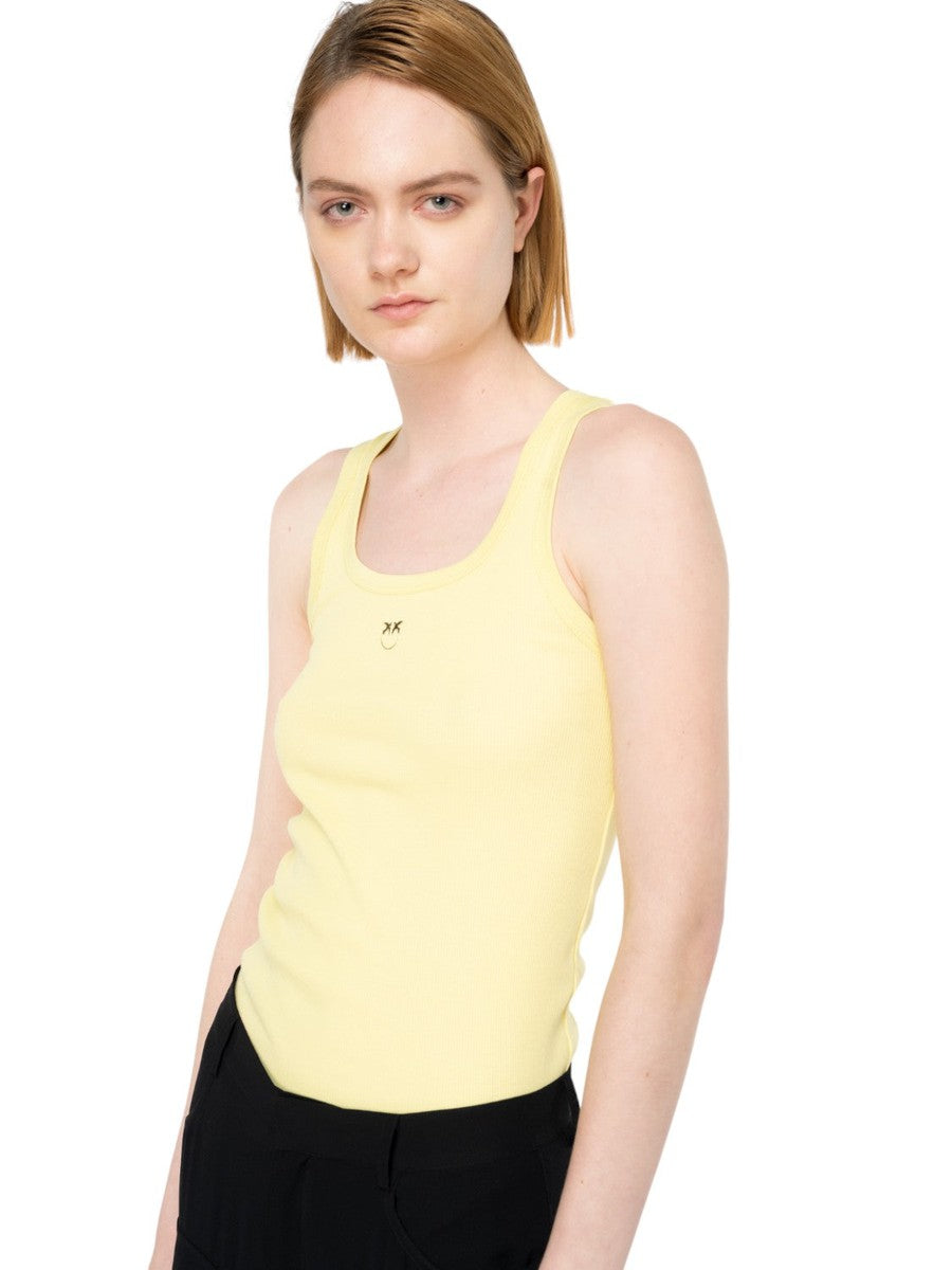 Tank Top Ricamo Calcolatore Love Birds-Pinko-Top-Vittorio Citro Boutique