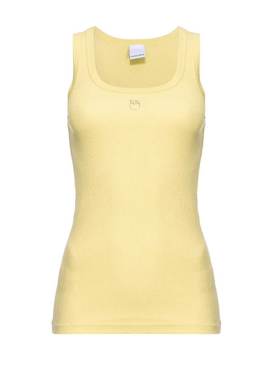 Tank Top Ricamo Calcolatore Love Birds-Pinko-Top-Vittorio Citro Boutique