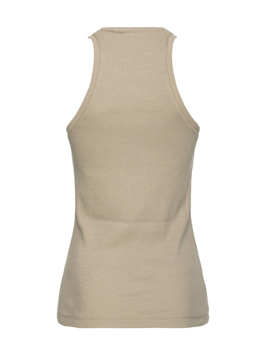 Canottiera a costine Distinto-Top-Pinko-Vittorio Citro Boutique