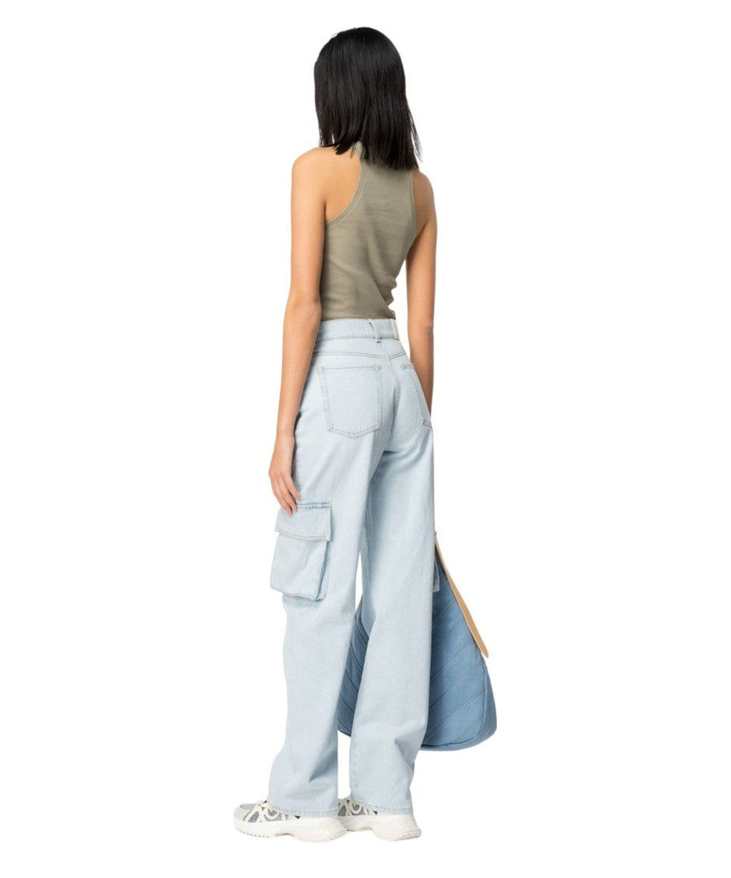 Canottiera a costine Distinto-Top-Pinko-Vittorio Citro Boutique