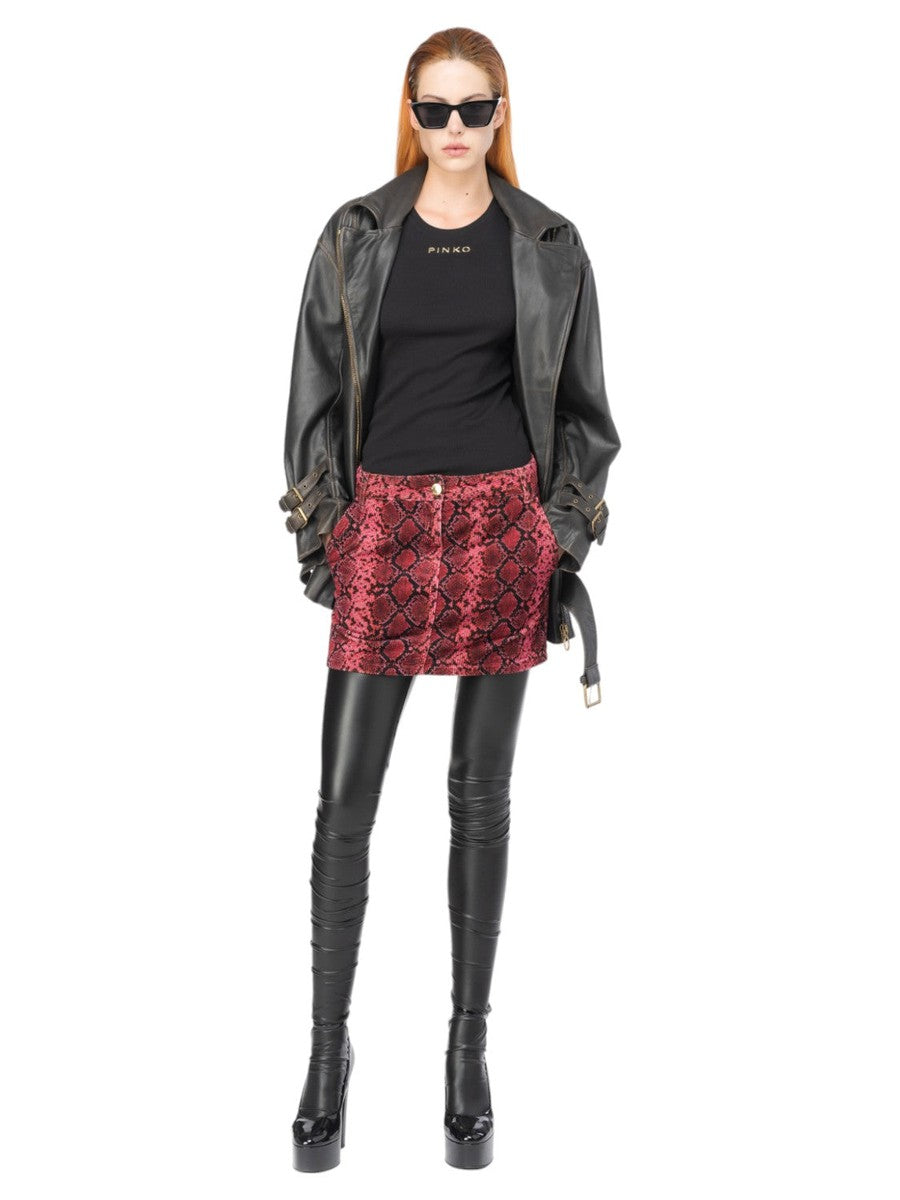 Canottiera a costine Distinto-Pinko-Top-Vittorio Citro Boutique