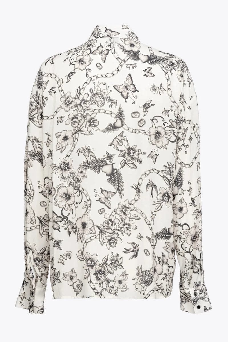 CAMICIA STAMPA TATTOO-Pinko-Camicie-Vittorio Citro Boutique