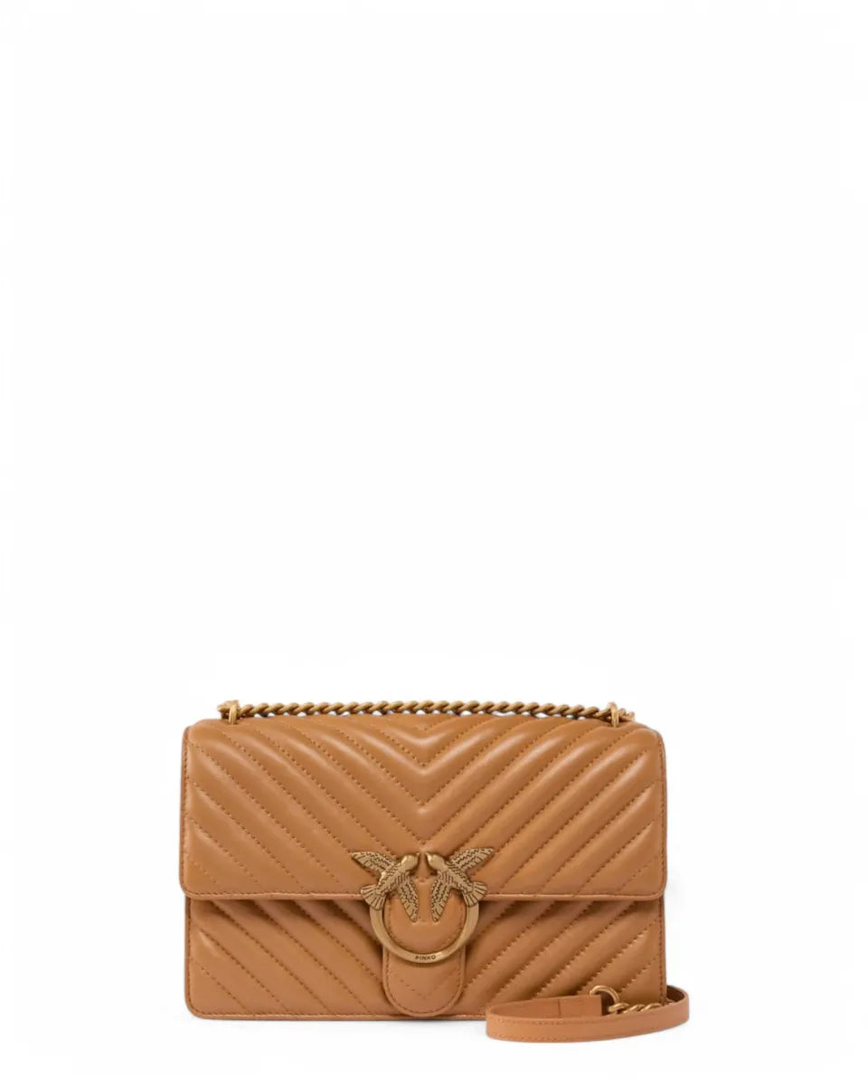 Classic love bag one chevron-Borse a spalla-Pinko-Vittorio Citro Boutique