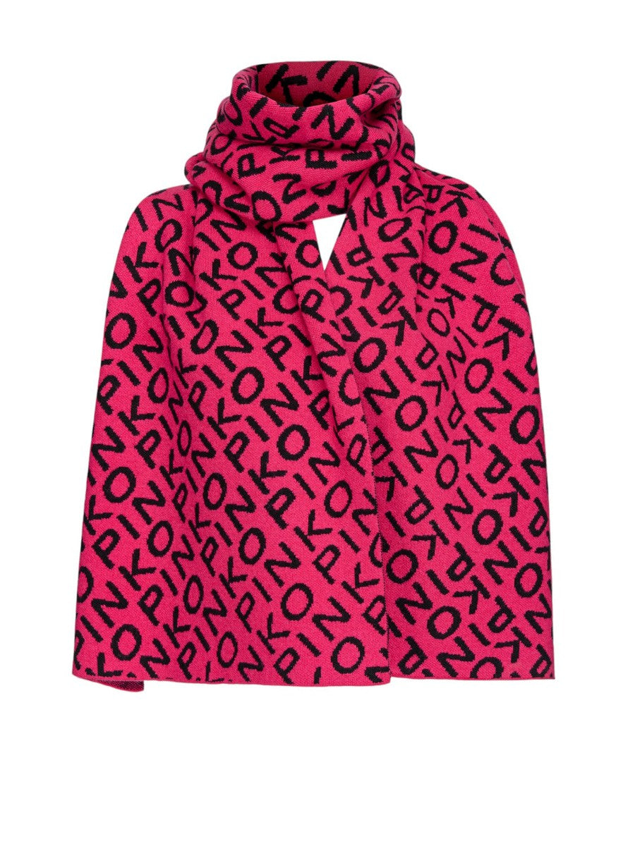 Sciarpa Friularo misto cachemire logata-Pinko-Sciarpe & stole-Vittorio Citro Boutique