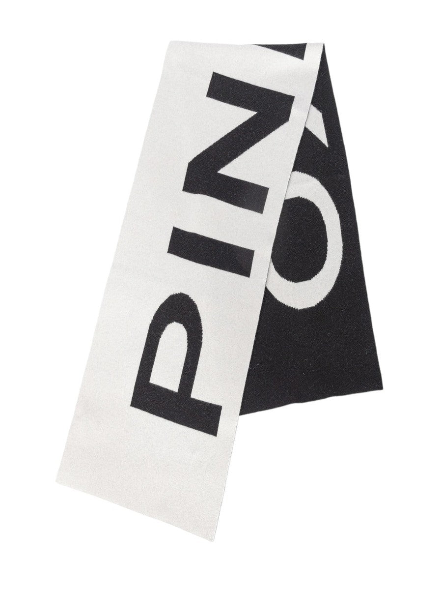 Sogliola sciarpa maxi logo-Pinko-Sciarpe & stole-Vittorio Citro Boutique