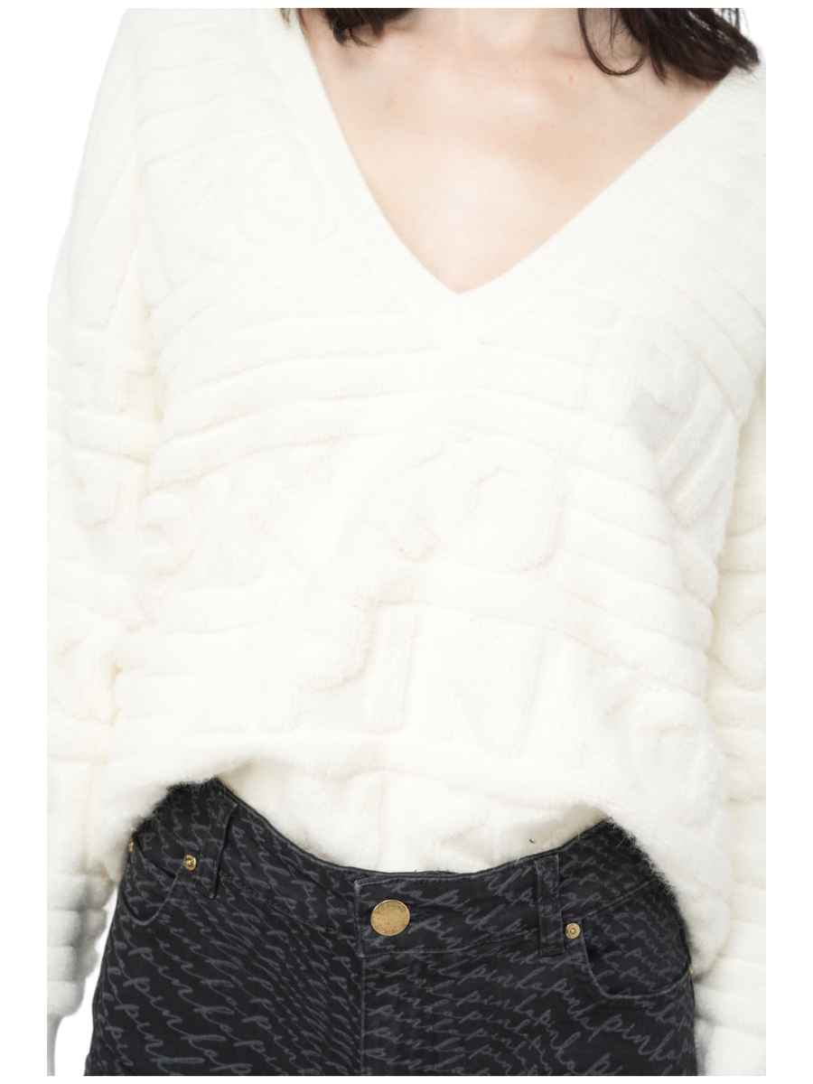 Maglioncino punto spugna barbone-Pinko-Maglieria-Vittorio Citro Boutique