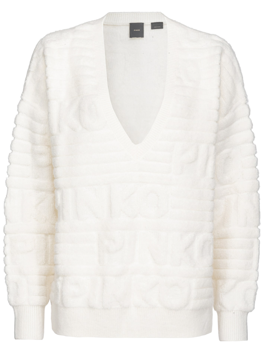 Maglioncino punto spugna barbone-Pinko-Maglieria-Vittorio Citro Boutique