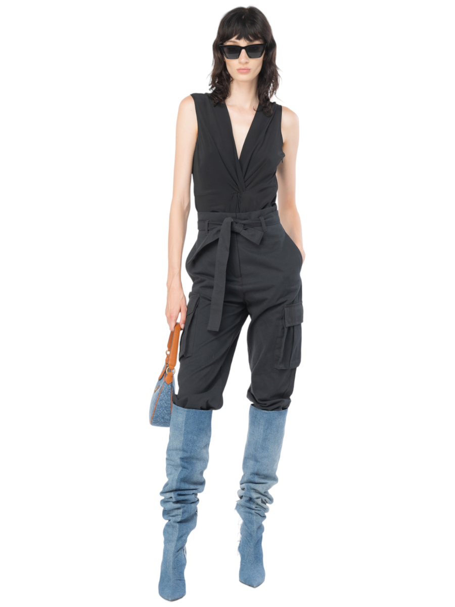 Sfasamento top scollo a V-Pinko-Top-Vittorio Citro Boutique