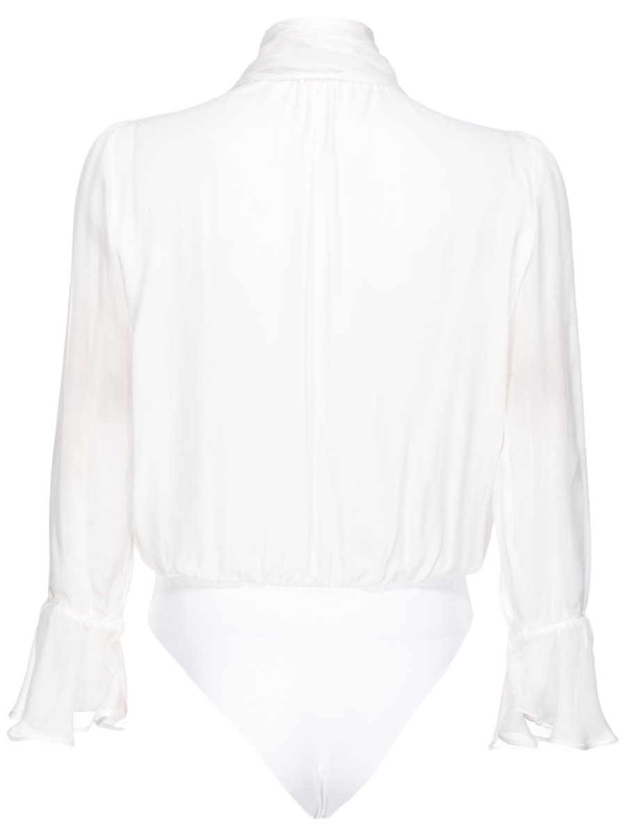 Particella body chiffon di seta-Pinko-Camicie-Vittorio Citro Boutique