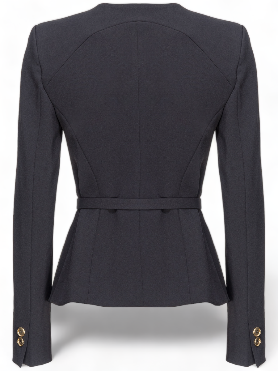 Megnone blazer elegante con cintura in crepe-Pinko-Giacche-Vittorio Citro Boutique