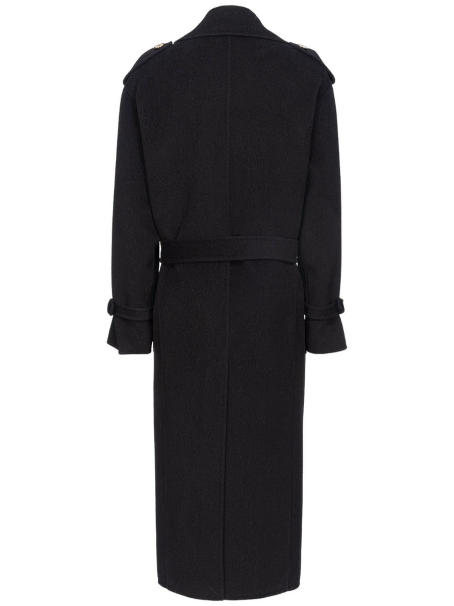 Testo trench in panno-Pinko-Cappotti-Vittorio Citro Boutique