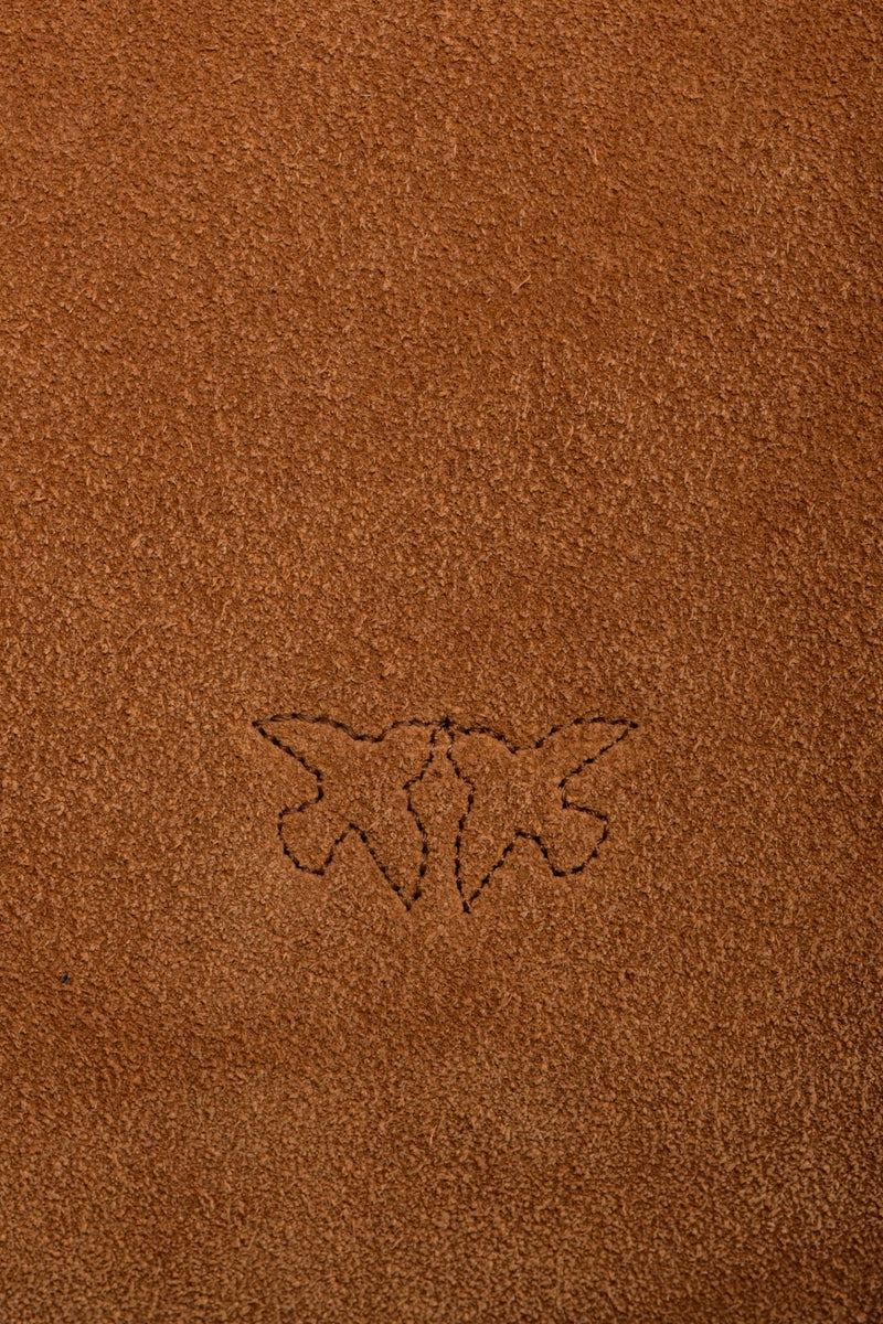 Big leaf bag hobo in suede-Pinko-Borse a spalla-Vittorio Citro Boutique