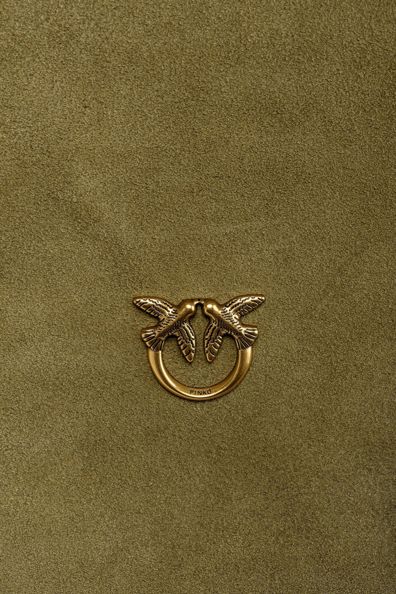 Big leaf bag hobo in suede-Pinko-Borse a spalla-Vittorio Citro Boutique