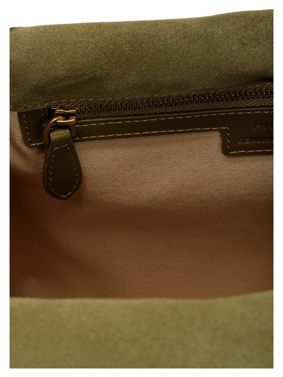 Big leaf bag hobo in suede-Pinko-Borse a spalla-Vittorio Citro Boutique