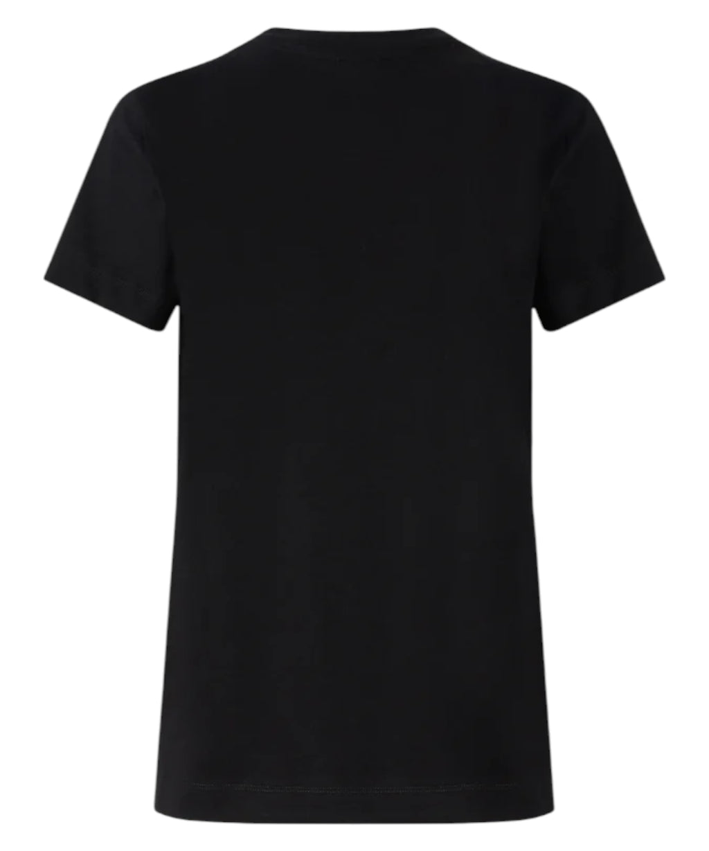 T-Shirt PINKO Start in Cotone con Logo Ricamato