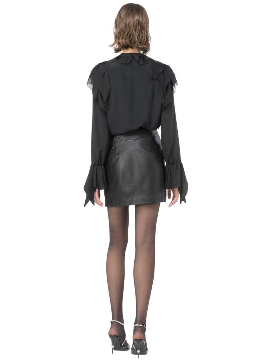 Raggio camicia con volants-Pinko-Camicie-Vittorio Citro Boutique