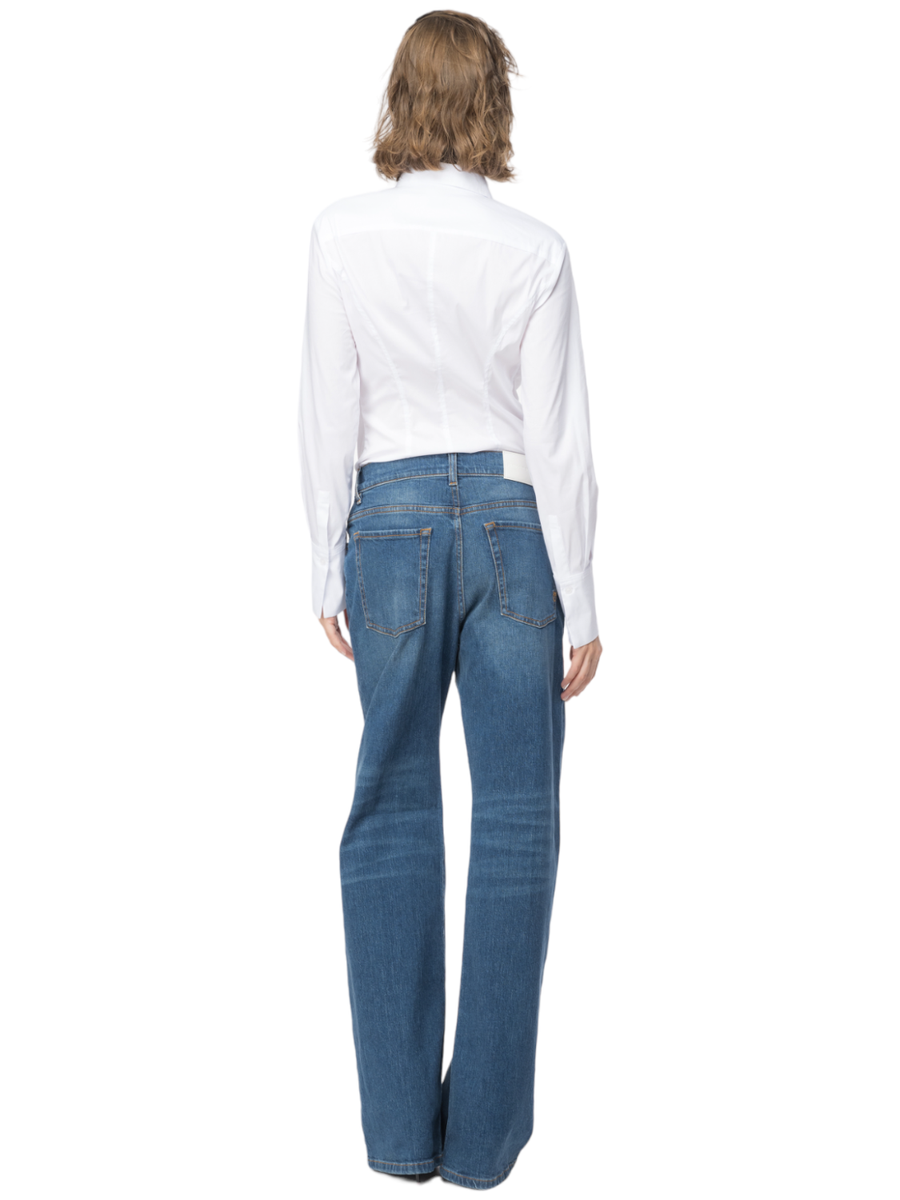 Dory camicia sfiancata in popeline-Pinko-Camicie-Vittorio Citro Boutique