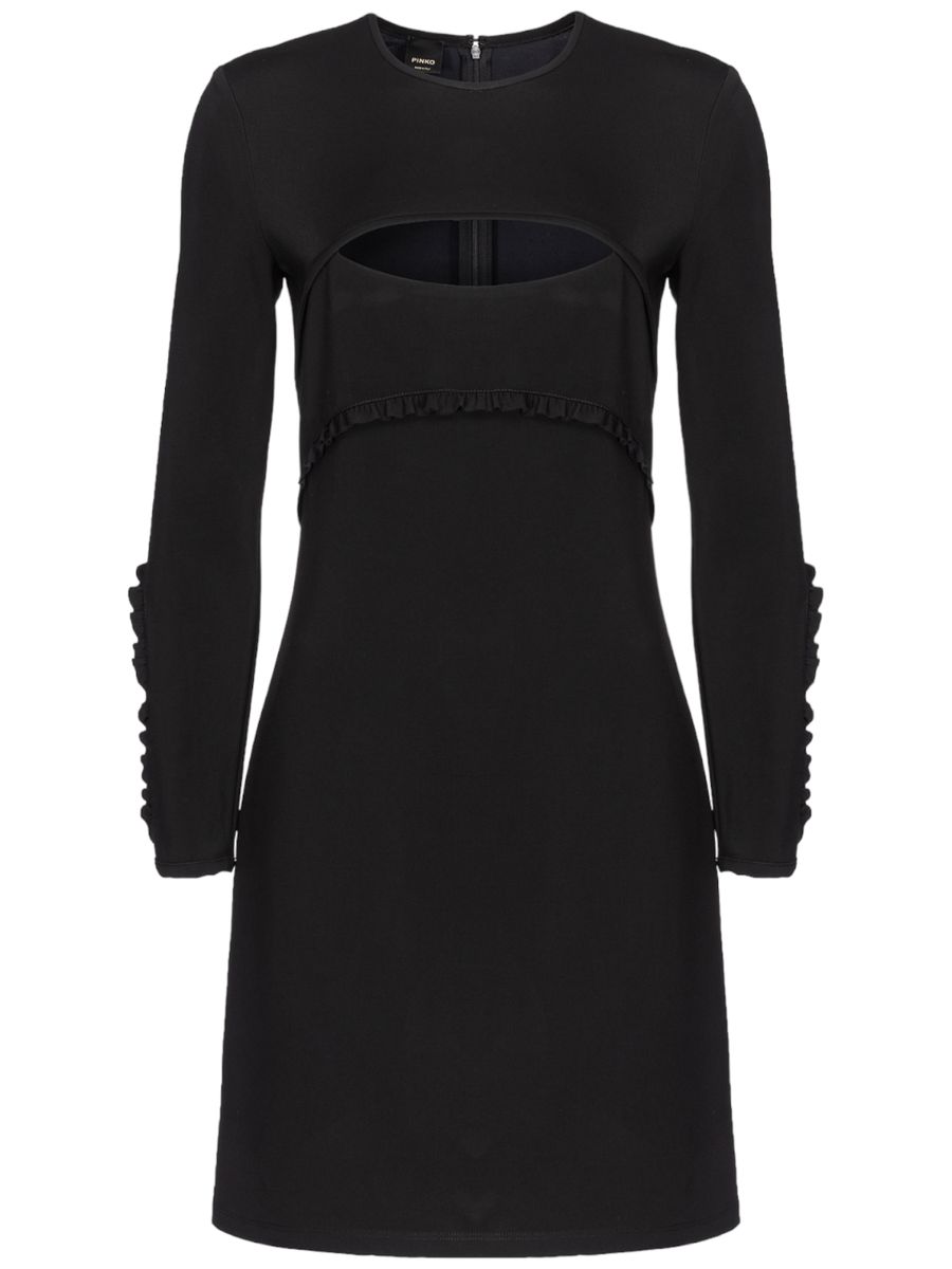 Arale abito con rouches-Pinko-Abiti-Vittorio Citro Boutique