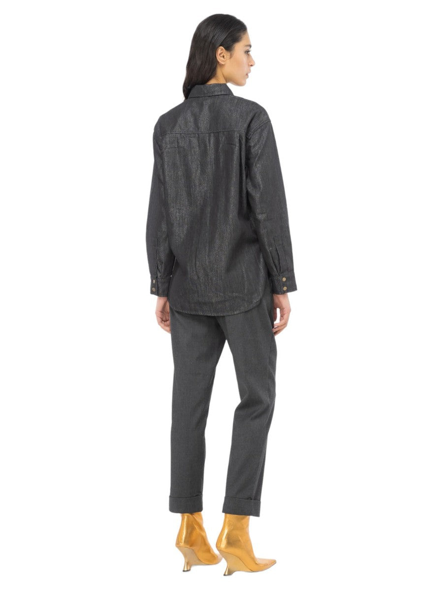 Pulika pantalone in flanella-Pinko-Pantaloni-Vittorio Citro Boutique