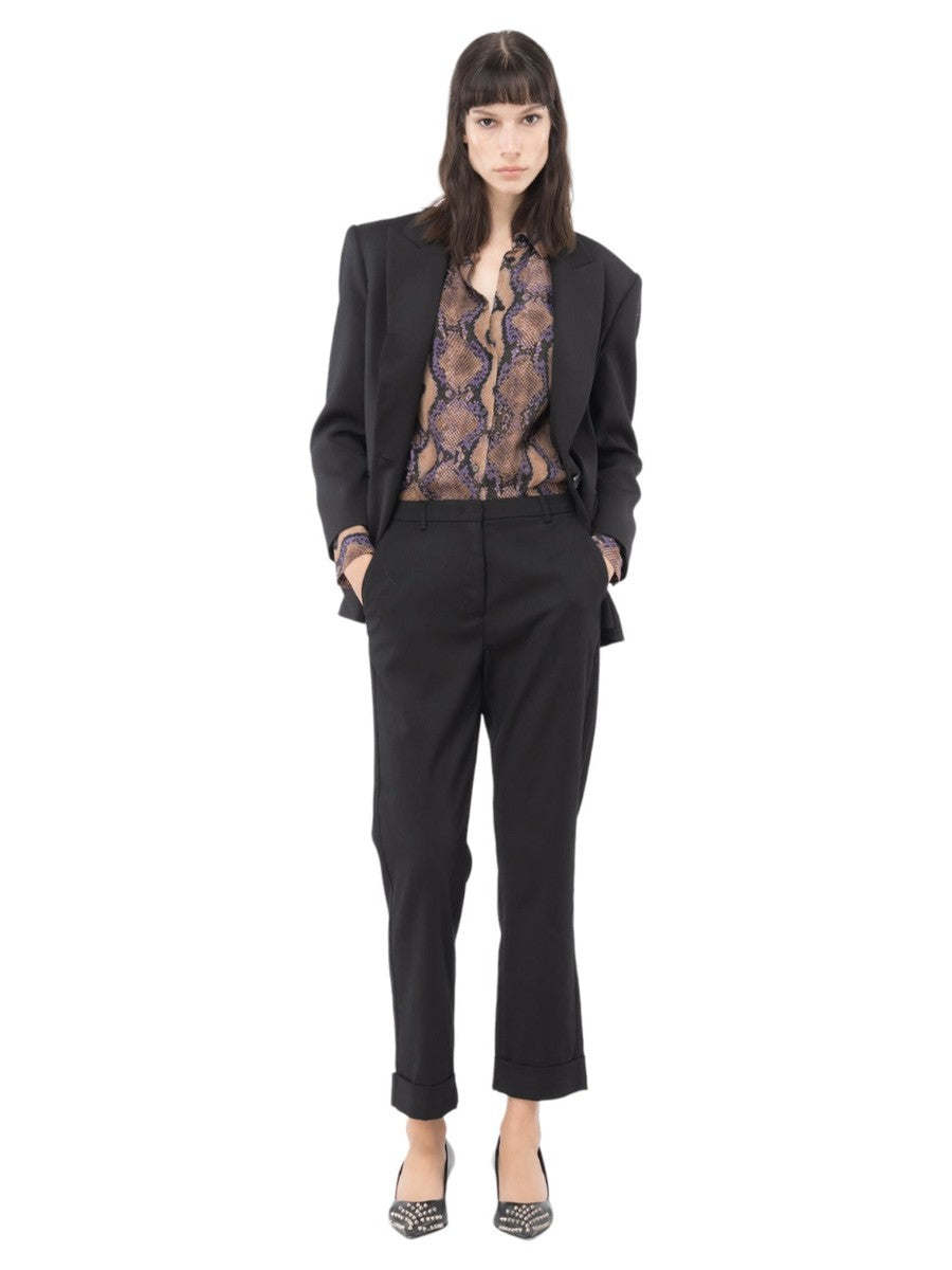 Pulika pantalone in flanella-Pinko-Pantaloni-Vittorio Citro Boutique