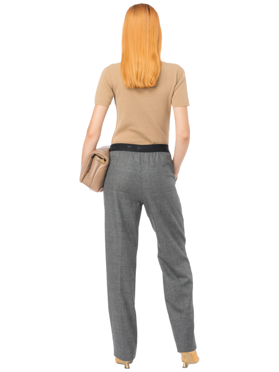 Palma pantaloni principe di galles-Pinko-Pantaloni-Vittorio Citro Boutique