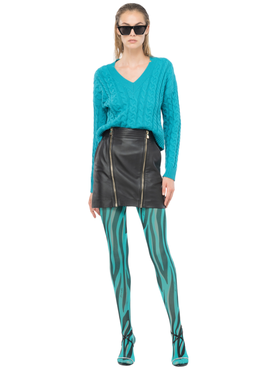 Cervo maglioncino a trecce-Pinko-Maglieria-Vittorio Citro Boutique