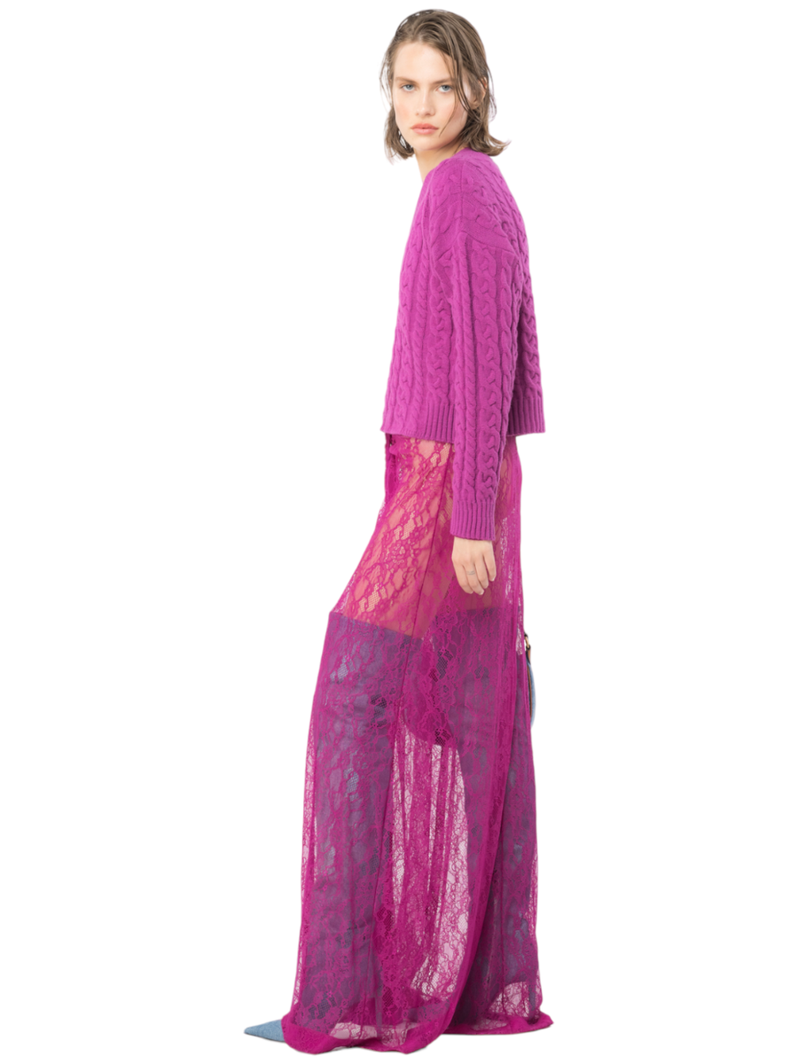 Cervo maglioncino a trecce-Pinko-Maglieria-Vittorio Citro Boutique