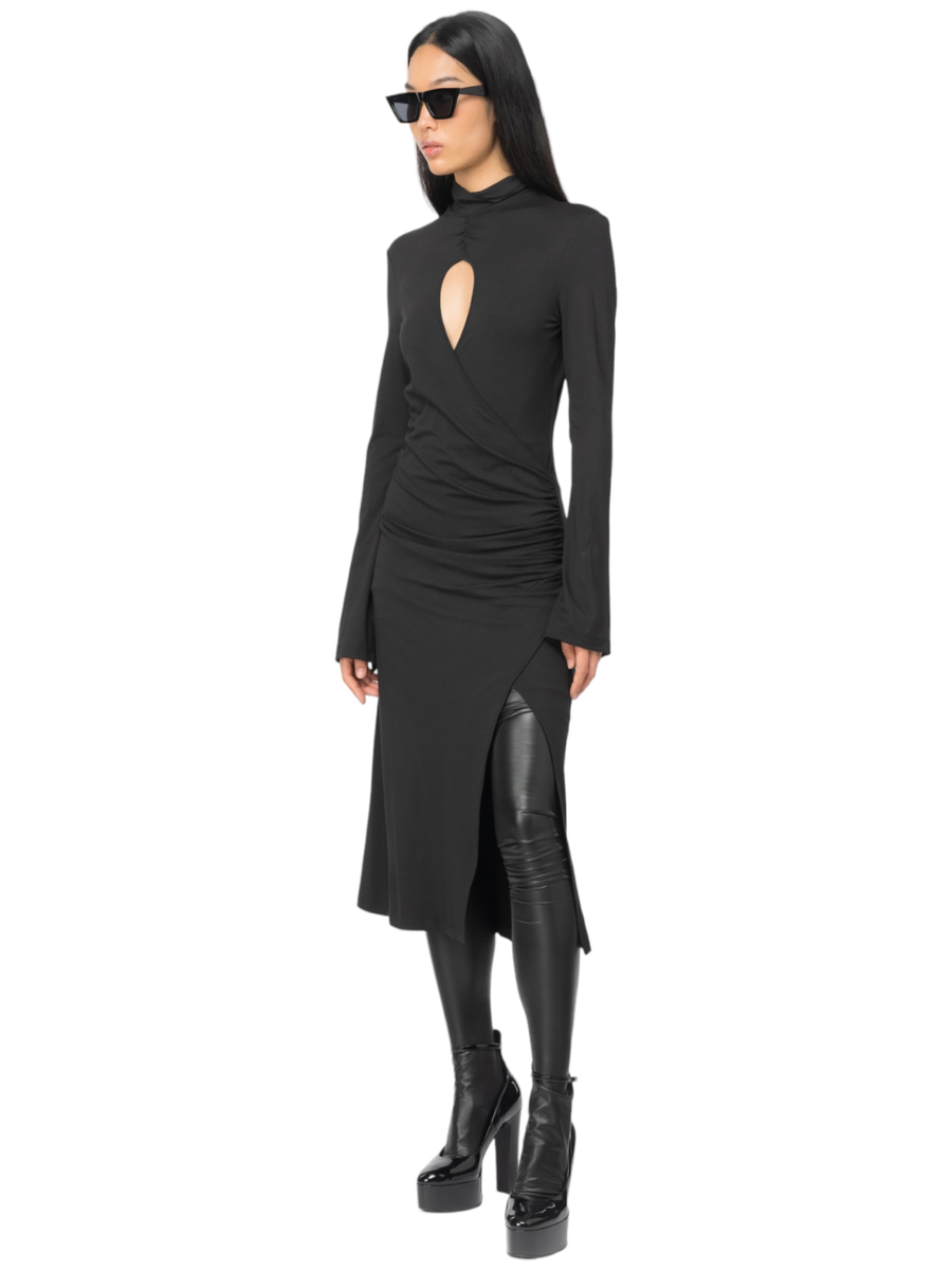 Abito alpha midi jersey fluido-Pinko-Abiti-Vittorio Citro Boutique