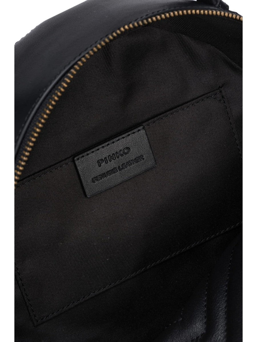 Zaino Love Backpack in Pelle Nappata Trapuntata-Pinko-Zaini-Vittorio Citro Boutique