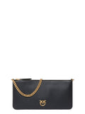 Horizontal Flat Bag in pelle-Pochette-Pinko-Vittorio Citro Boutique