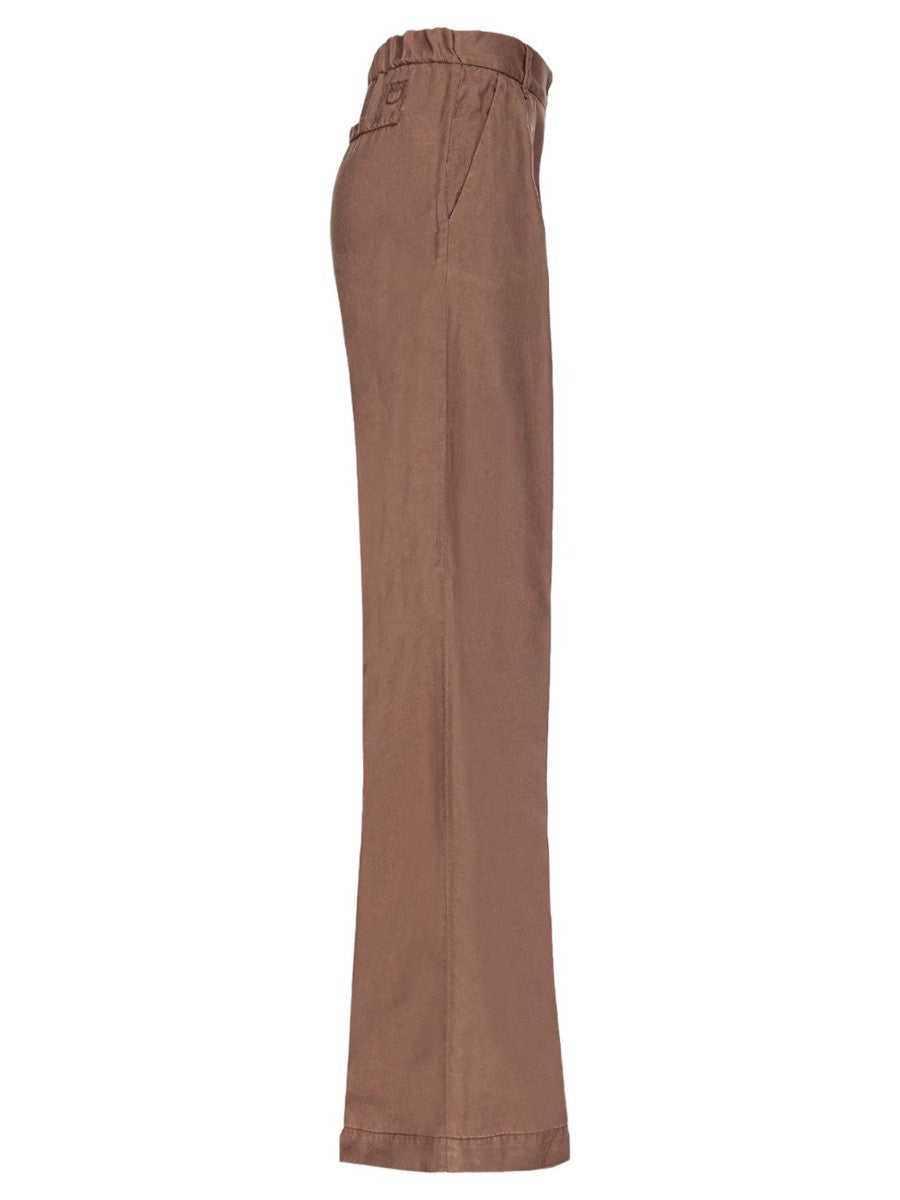 Pantaloni Wide Leg in Lyocell-Pinko-Pantaloni-Vittorio Citro Boutique