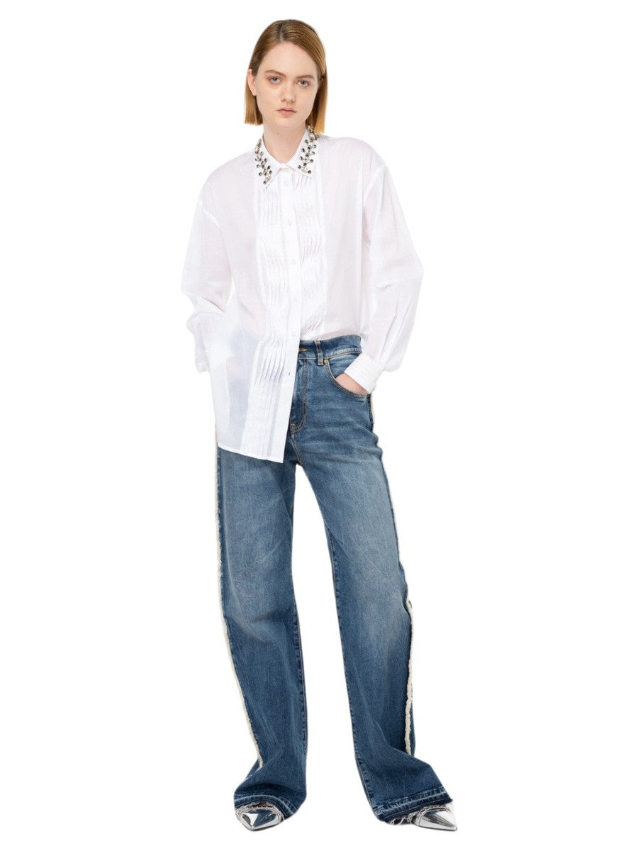 Corneia camicia con colletto gioiello-Pinko-Camicie-Vittorio Citro Boutique