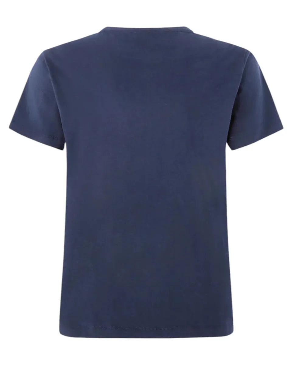 T-shirt Donna con Ricamo Gioiello Love Birds-Pinko-T-shirt-Vittorio Citro Boutique