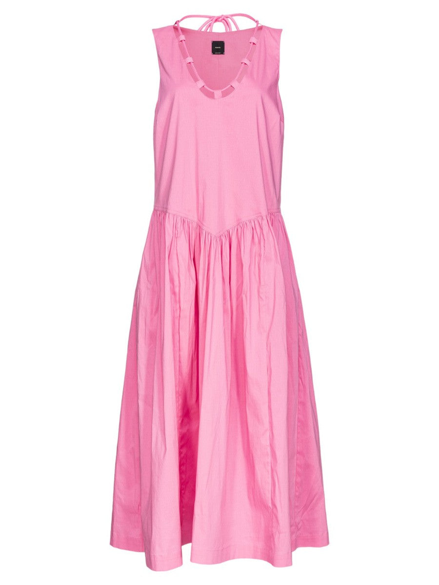 Abito Midi in Tecno Popeline-Abiti-Pinko-Vittorio Citro Boutique