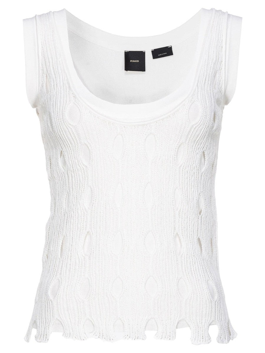 Canotta traforata Rambo-Pinko-T-shirt-Vittorio Citro Boutique