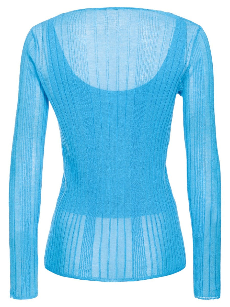 Cardigan Legend in Crêpe Leggero con Canotta Coordinata-Pinko-Maglieria-Vittorio Citro Boutique