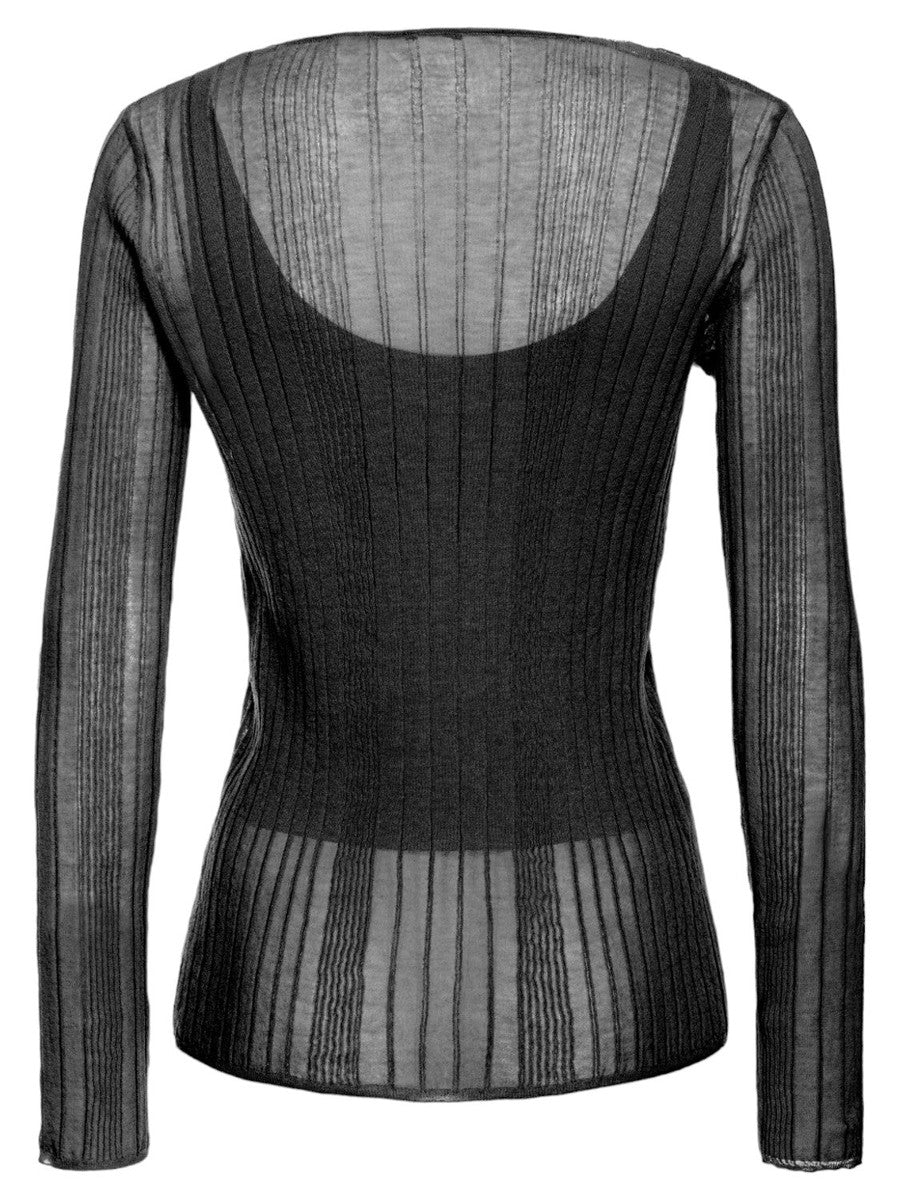 Cardigan Legend in Crêpe Leggero con Canotta Coordinata-Pinko-Maglieria-Vittorio Citro Boutique