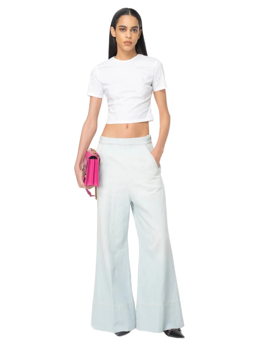 Top Wanted in Tecno Popeline-Pinko-T-shirt-Vittorio Citro Boutique